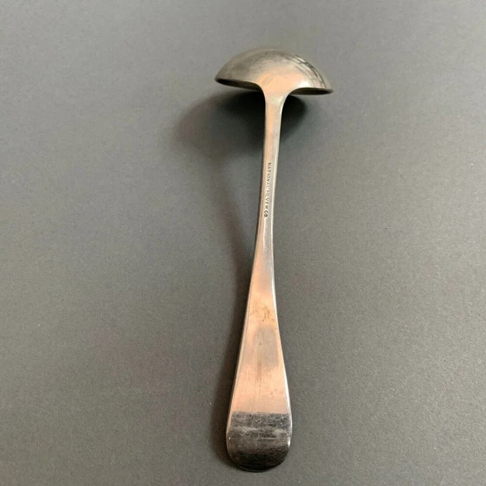 National Silver‎ Co Silver Plate Gravy Ladle Spoon